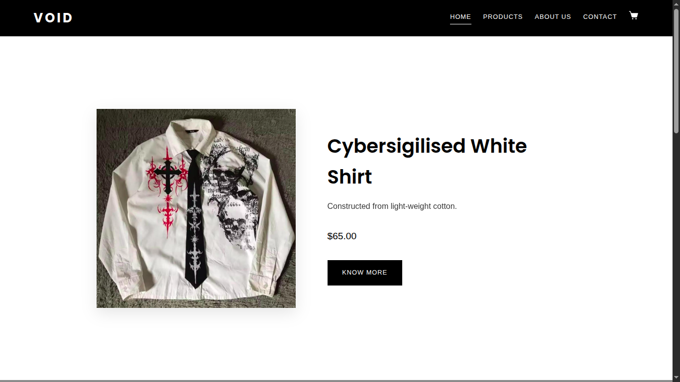 Ecommerce platform UI